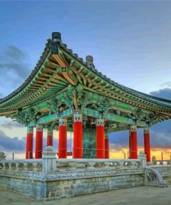 Korean Bell Landmark In California Paint By Numbers