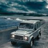 Land Rover Defender Seaside Road Paint By Numbers