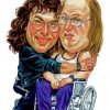 Lou And Andy Caricature Paint By Numbers