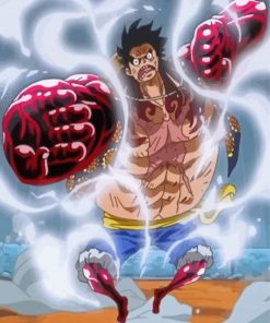 Luffy Gear 4 One Piece Paint By Numbers