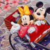 Mickey And Minnie In Japan Paint By Numbers