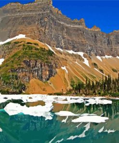 Montana Iceberg Lake Paint By Numbers