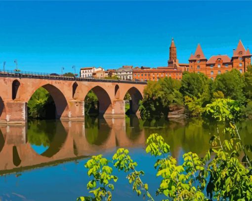 Montauban Bridge Paint By Numbers