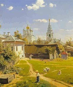 Moscow Courtyard Polenov Paint By Numbers