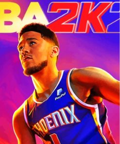 NBA 2k Video Game Paint By Numbers