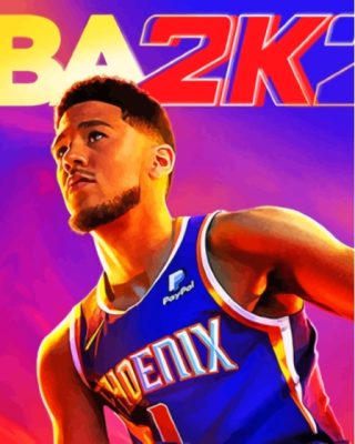 NBA 2k Video Game Paint By Numbers