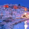 Naxos Island At Night Paint By Numbers