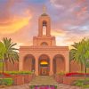 Newport Beach California Temple Paint By Numbers