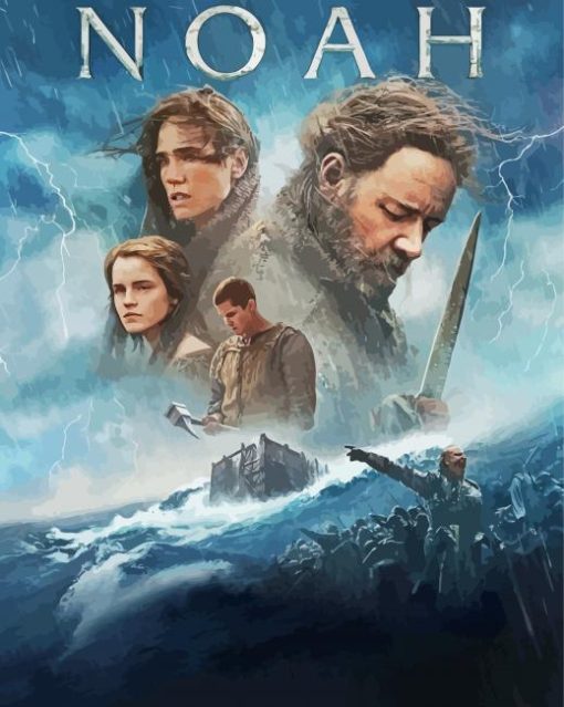 Noah Movie Poster Paint By Numbers