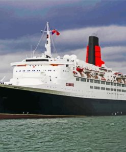 Ocean Liner Qe2 Paint By Numbers