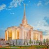 Ogden Utah Temple Paint By Numbers