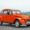 Orange Citroen 2CV Paint By Numbers