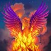 Phoenix Fire Bird Paint By Numbers