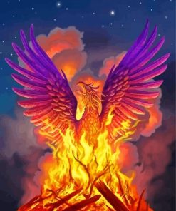 Phoenix Fire Bird Paint By Numbers