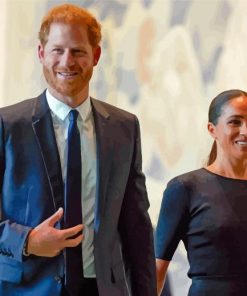 Prince Harry And Meghan Paint By Numbers