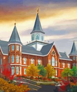 Provo City Center Temple Art Paint By Numbers