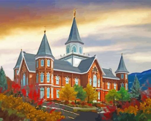 Provo City Center Temple Art Paint By Numbers