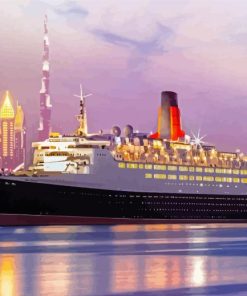 QE2 Liner Paint By Numbers