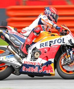 Repsol Honda Motorcycle Driver Paint By Numbers