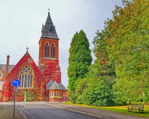 Royal Garrison Church In Aldershot Paint By Numbers