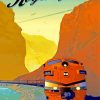 Royal Gorge Railroad Poster Paint By Numbers