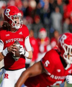 Rutgers Scarlet Knights Football Players Paint By Numbers