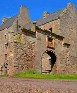 Scotland Midhope Castle Paint By Numbers