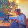 Sewing Fisherman's Wife Anna Ancher Paint By Numbers