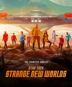 Star Trek Strange New Worlds Poster Paint By Numbers