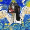 Starry Night Angel Dog Paint By Numbers