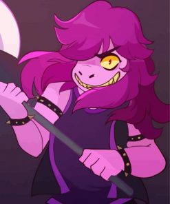 Susie Deltarune Game Paint By Numbers