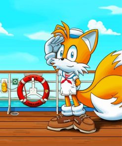 Tails The Hedgehog Anime Paint By Numbers