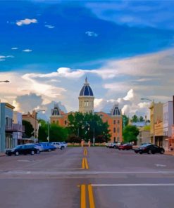 Texas Marfa City Paint By Numbers