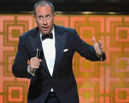 The American Comedian Jerry Seinfeld Paint By Numbers