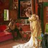 The Painter's Studio By Alfred Stevens Paint By Numbers