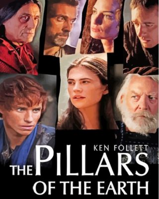 The Pillars Of The Earth Poster Paint By Numbers