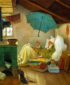 The Poor Poet By Carl Spitzweg Paint By Numbers