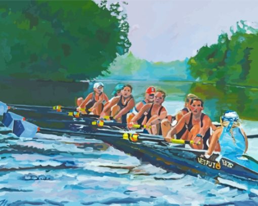 The Rowers Paint By Numbers