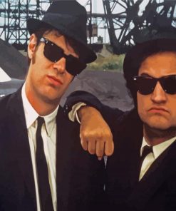 The Blues Brothers Paint By Numbers