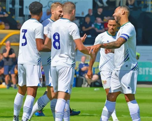 Tranmere Rovers Footballers Paint By Numbers