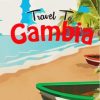 Travel To Gambia Poster Paint By Numbers