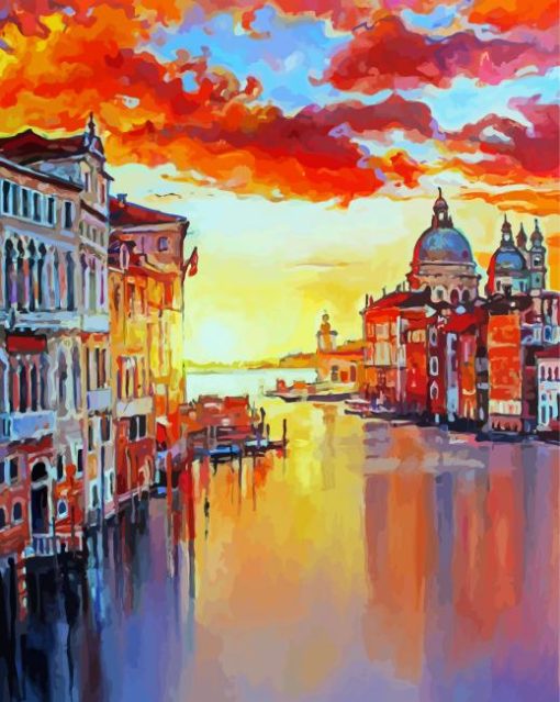 Venice Grand Canal Landscape House Paint By Numbers