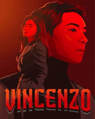 Vincenzo Illustration Poster Paint By Numbers