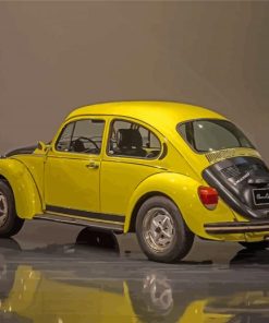 Vintage Volkswagen Beetle GSR Paint By Numbers