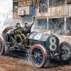 Vintage Old Race Cars Paint By Numbers