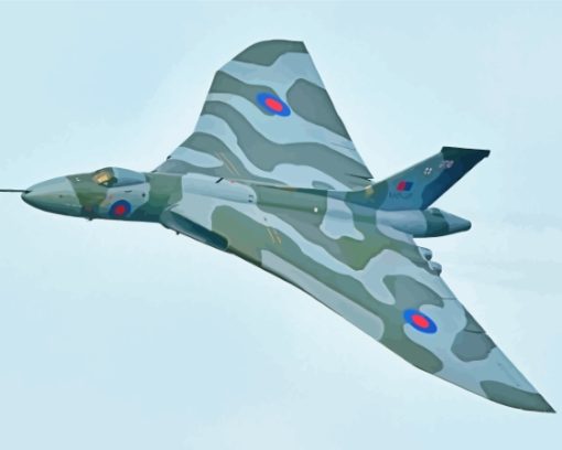 Vulcan Bomber Paint By Numbers