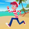 Where's Waldo Character Paint By Numbers