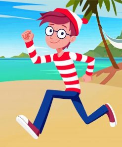 Where's Waldo Character Paint By Numbers