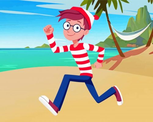 Where's Waldo Character Paint By Numbers