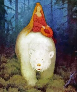 White Bear King Valemon Theodor Kittelsen Paint By Numbers